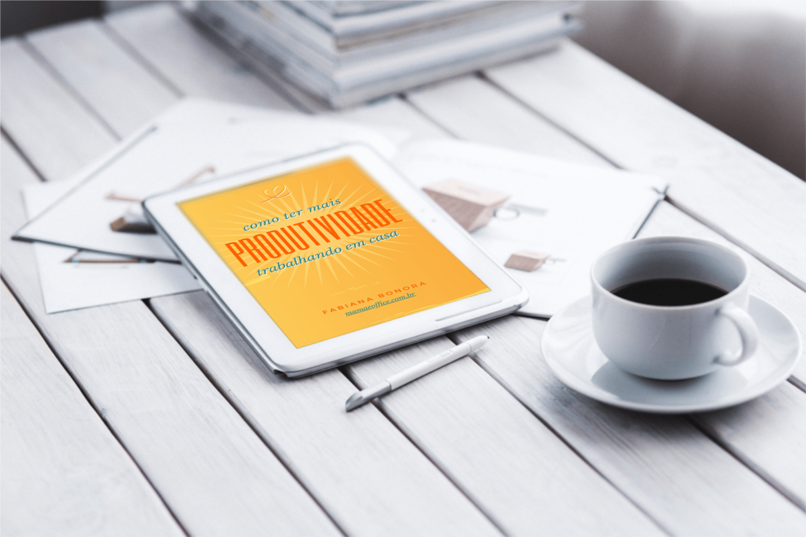 Produtividade trabalhando em casa